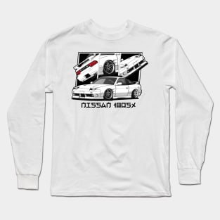 Nissan 180SX JDM Car Long Sleeve T-Shirt